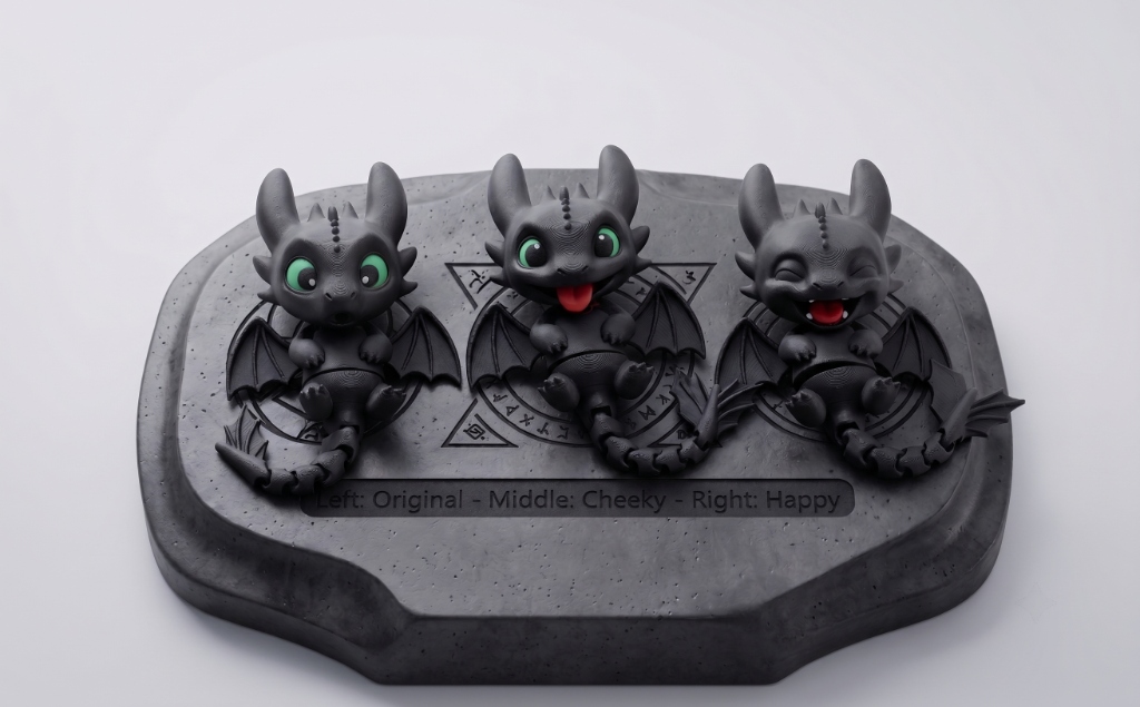 Night Fury Flexi Keychain crafted in Chennai