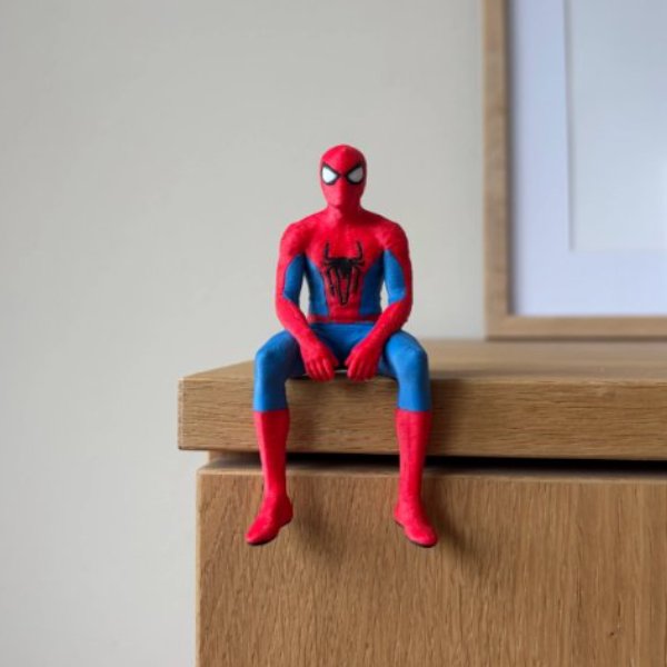 Spiderman Sitting Figurine crafted in Chennai