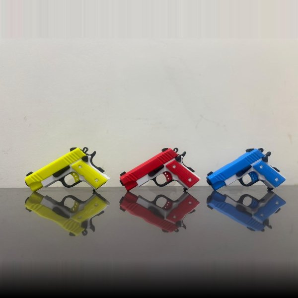 Gun Fidget Keychain crafted in Chennai