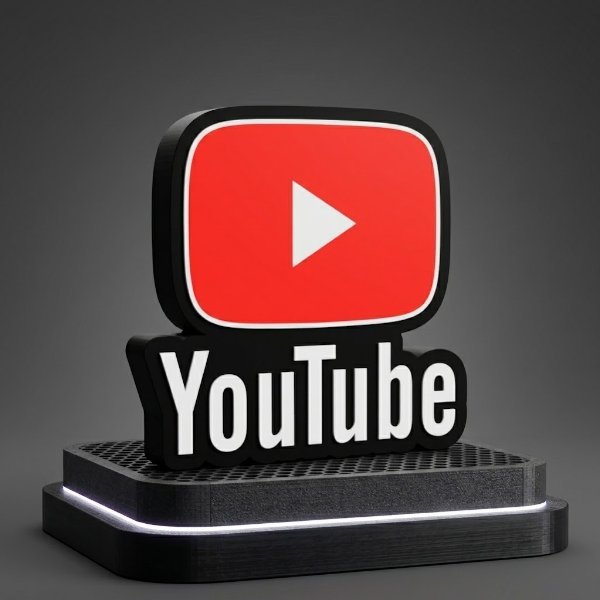 YouTube LED Lightbox Sign — Chennai