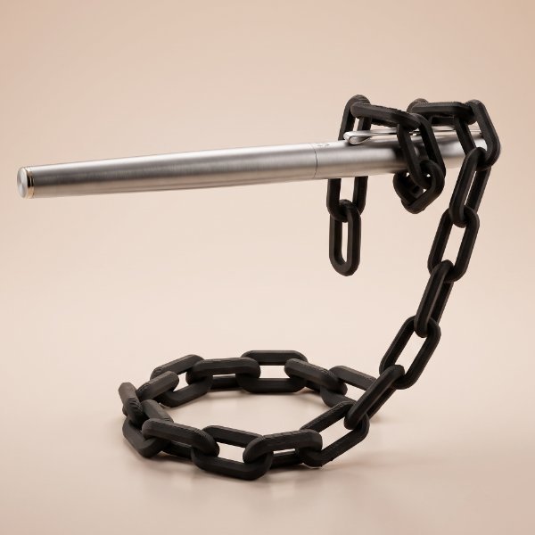 Levitating Chain Pen Holder